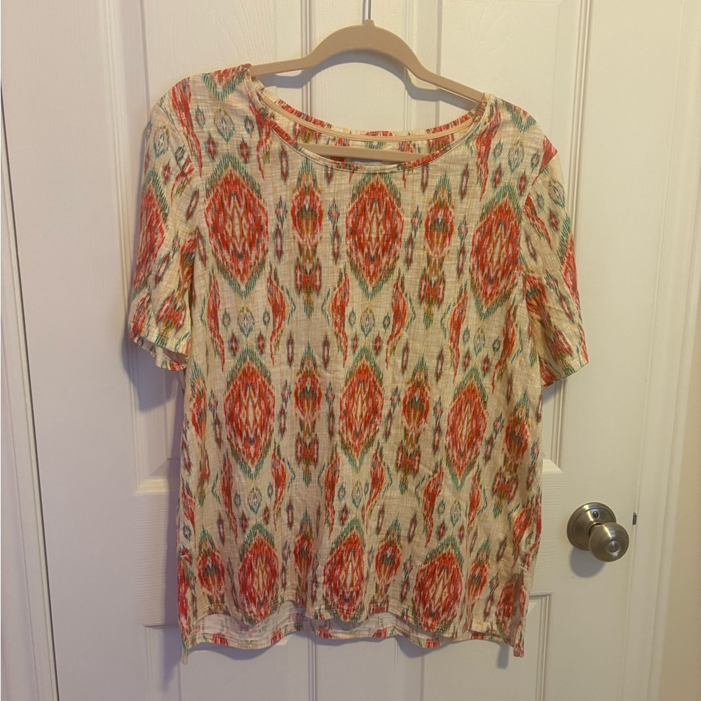 Chico's Multicolor Patterned Blouse